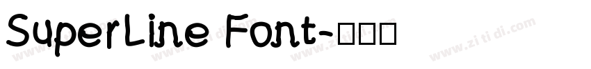 SuperLine Font字体转换